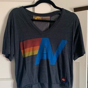 Barely worn Aviator Nation v-neck T-shirt.